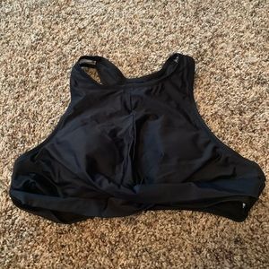 Black swim top
